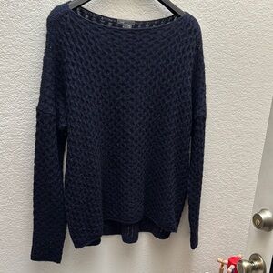 Vince Boat Neck Oversize Sweater - Size S